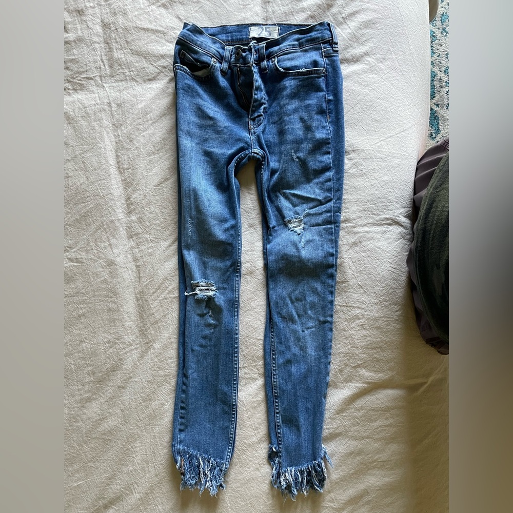 Stylish • Frayed ankle • We The Free • Jeans • Skinny